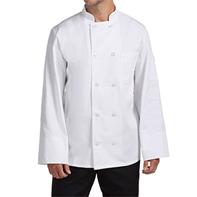 Uncommon Threads Relaxed Essential Plastic Button Chef Coat: CW-CW4410
