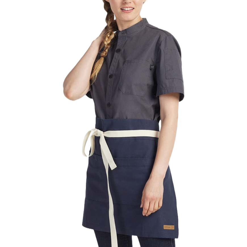 Unisex Canvas Foldover Waist Apron: CW-CW1691V3