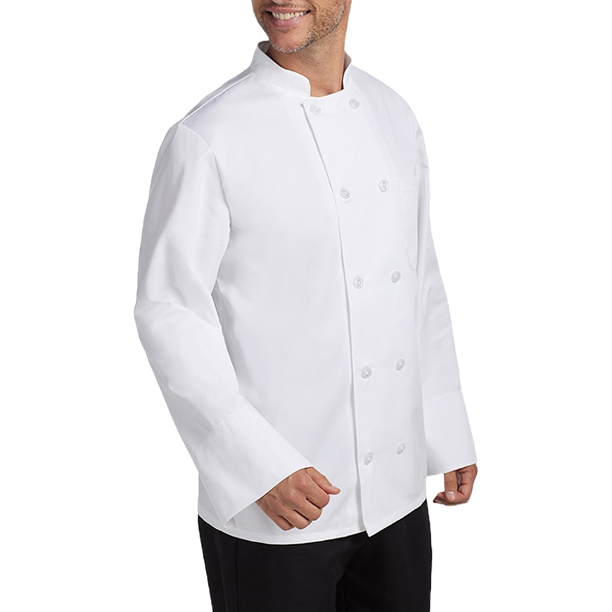 Uncommon Threads Relaxed Essential Plastic Button Chef Coat: CW-CW4410V2