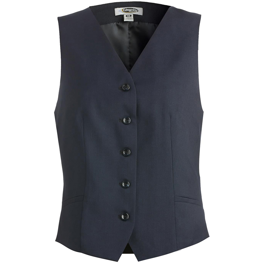 Edwards Women Synergy Washable High-Button Vest: ED-7526