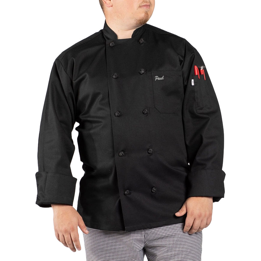 Uncommon Threads Classic Knot Chef Coat: UT-0403