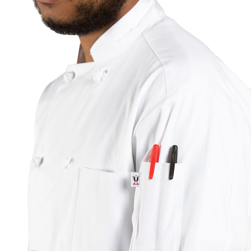 Classic Knot Chef Coat: UT-0403CV2