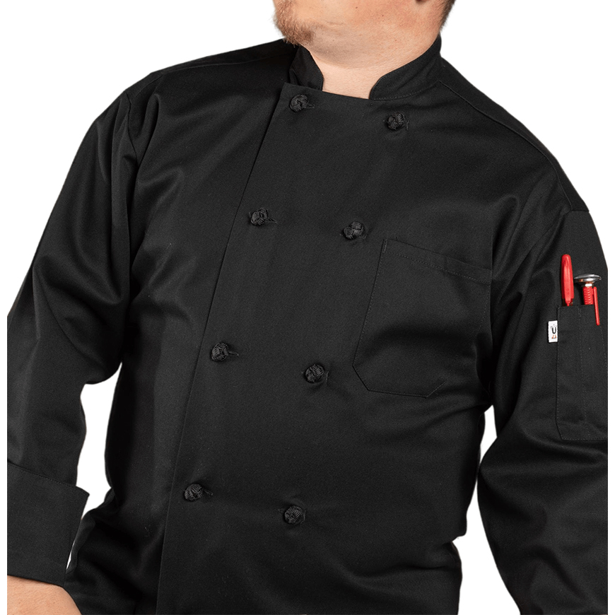 Uncommon Threads Classic Knot Chef Coat: UT-0403V2