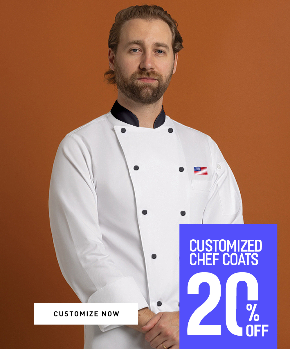 customize chef coats