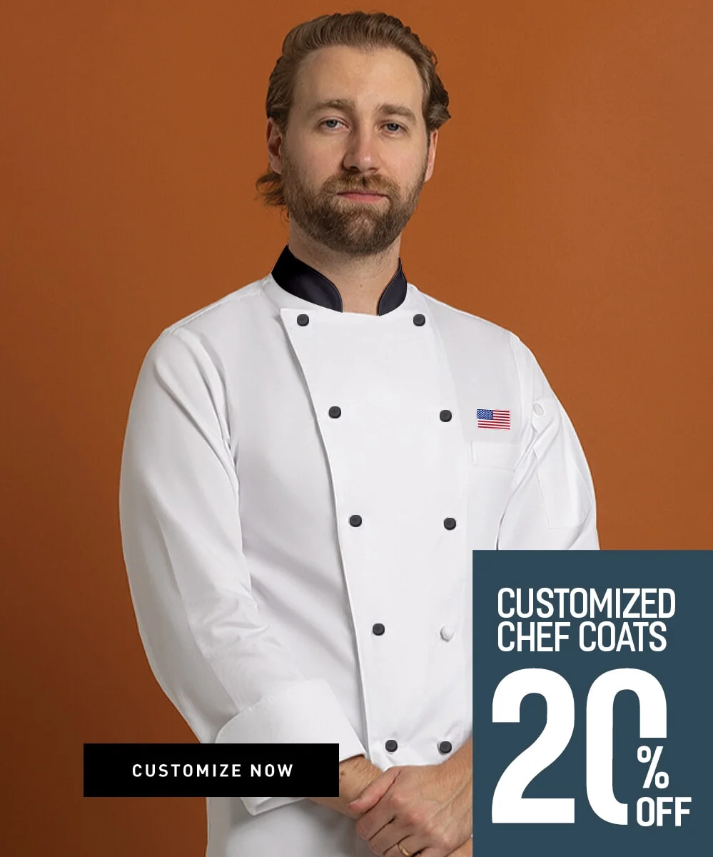 customize chef coats